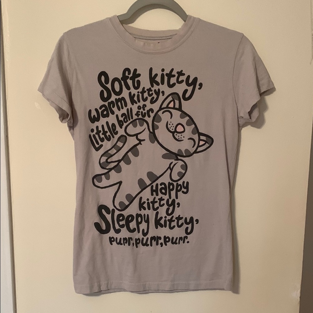 Gray “Soft Kitty…” The Big Bang Theory T-Shirt
